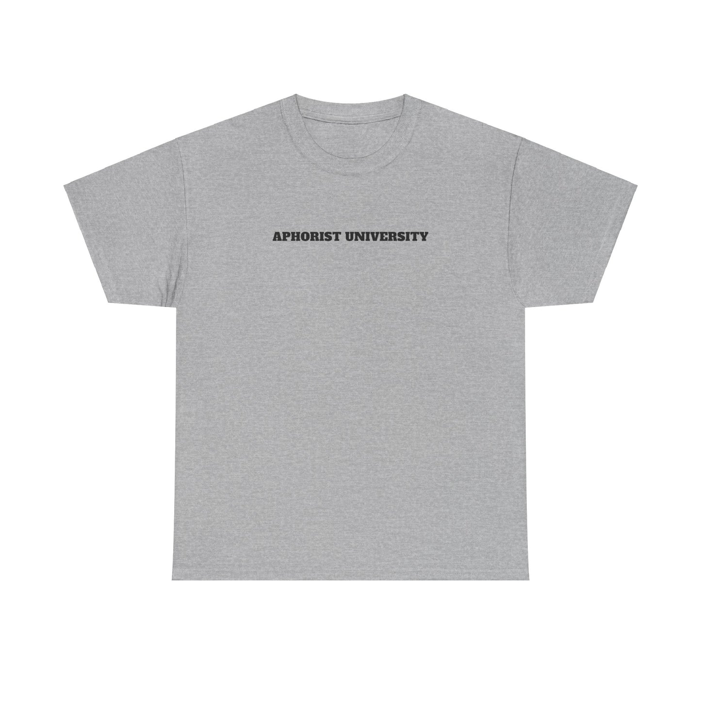Aphorist University Unisex Heavy Cotton Tee