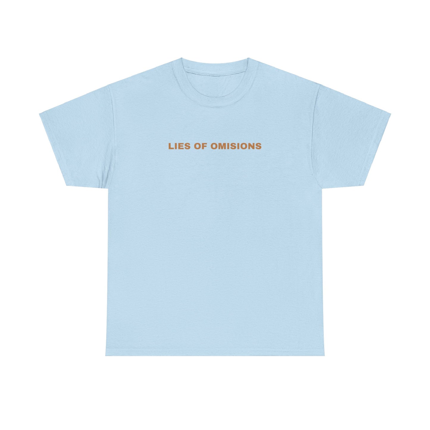 Lies of omissions Unisex Heavy Cotton Tee