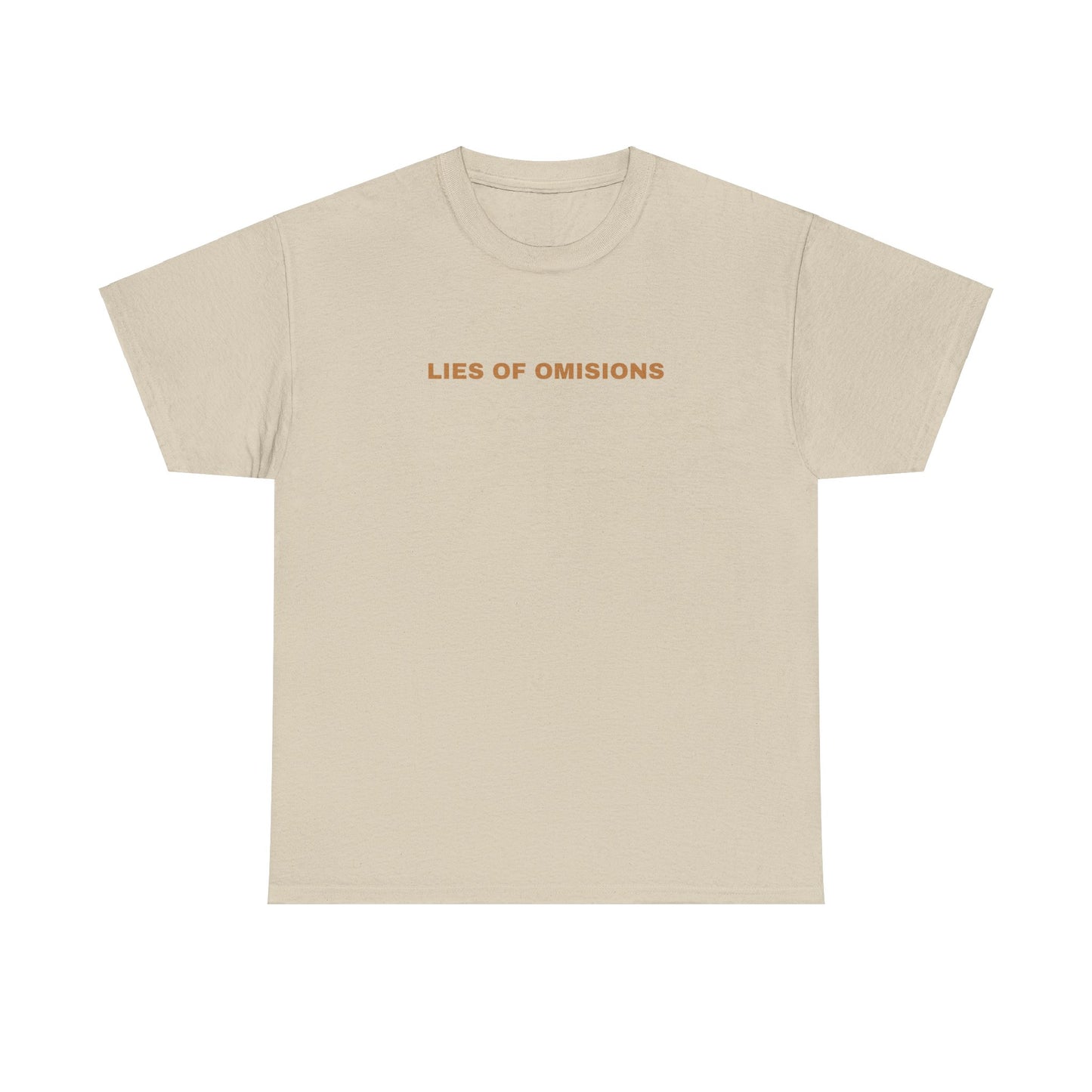 Lies of omissions Unisex Heavy Cotton Tee