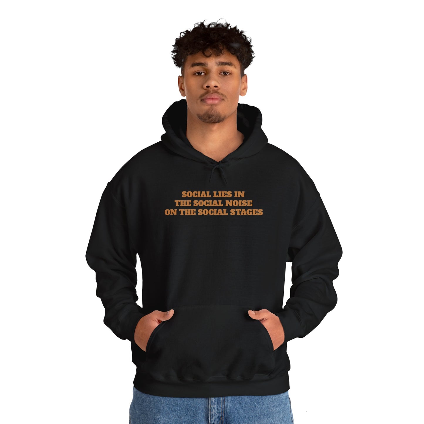 Social Lies In The Social Noise Unisex Hooded Sweatshirt