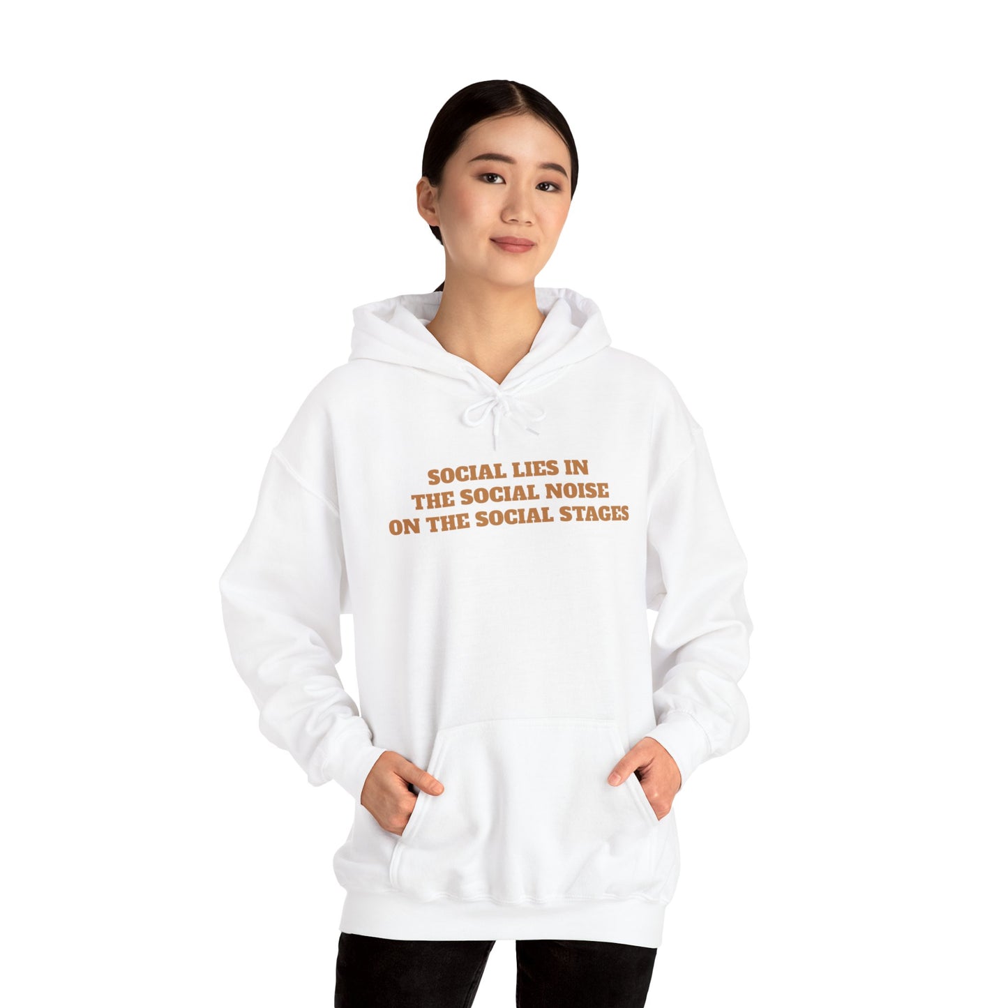 Social Lies In The Social Noise Unisex Hooded Sweatshirt