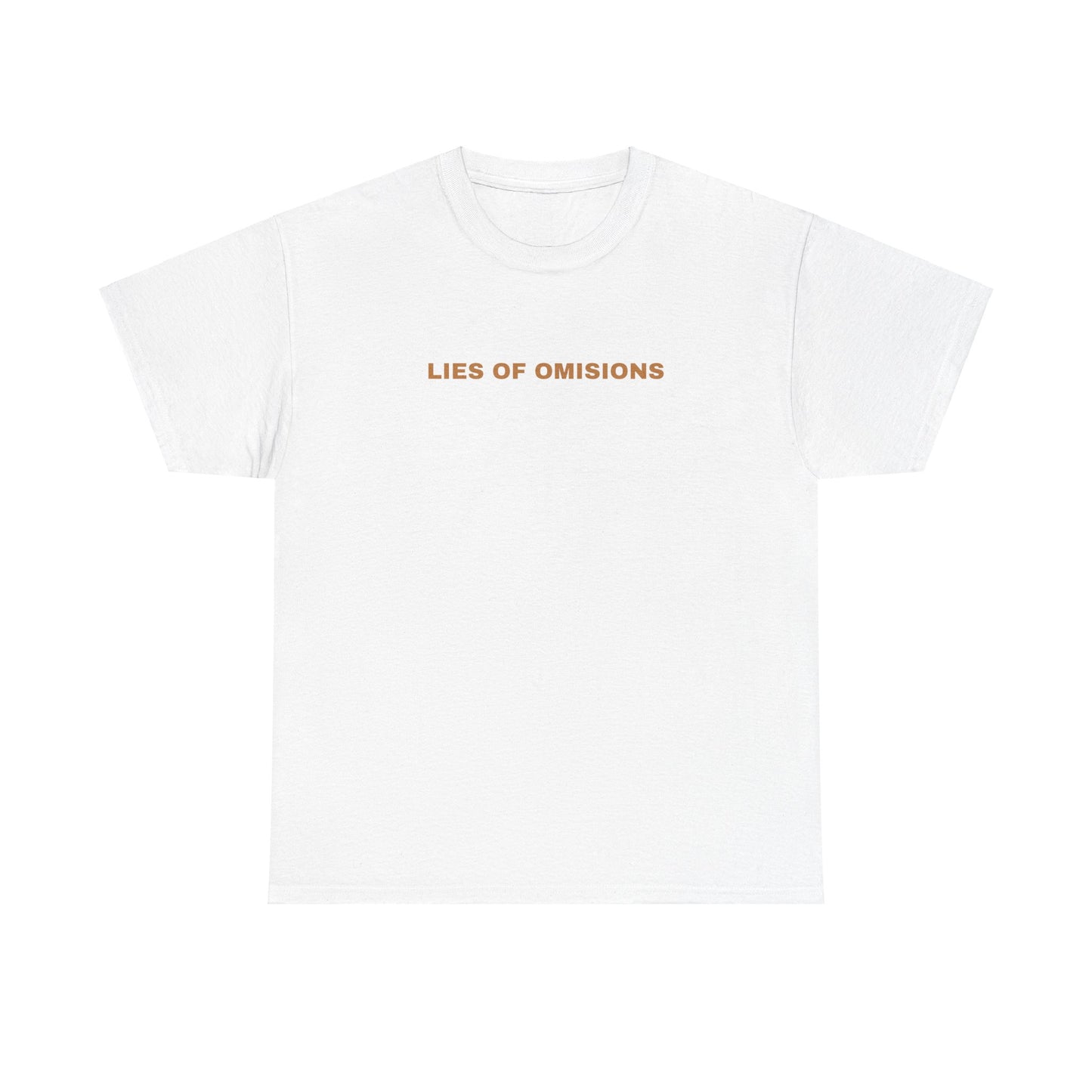 Lies of omissions Unisex Heavy Cotton Tee