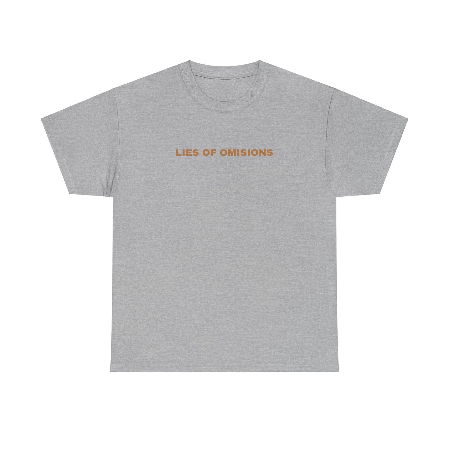 Lies of omissions Unisex Heavy Cotton Tee
