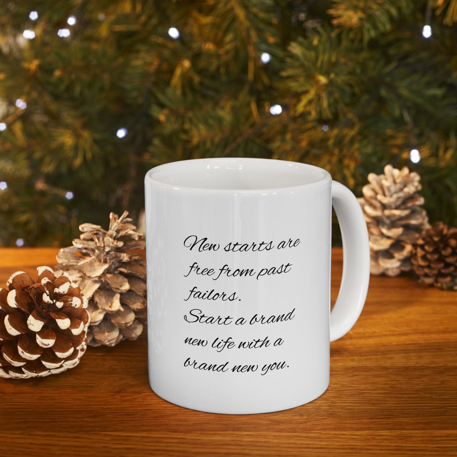 New starts are free from past failures. Start a brand new life with a brand new you!