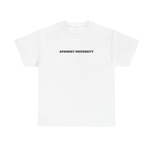 Aphorist University Unisex Heavy Cotton Tee
